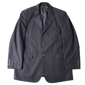 Giorgio Fiorelli Blazer Jacket Men's 44 Gray Formal Classic Menswear Tailored